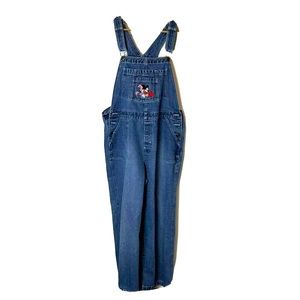 Vintage Disney Overalls Blue Minnie 